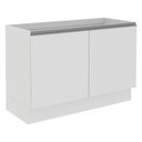 Ver imagem 1 de Balcão de Pia Glamy 2 Portas Branco Madesa