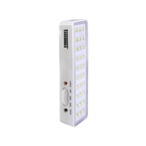 Luminária de Emergência Taschibra Pratic Tle 06 Recarregável Bivolt