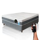 Ver imagem 1 de Colchão King Latex Foam de látex articulado cinza 28cm - 193x203cm - BOX E KIT ZEN