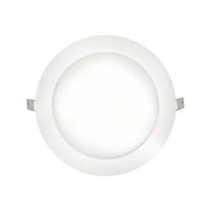 Painel Led de Embutir Ourolux Redondo 24w Branco Frio Bivolt