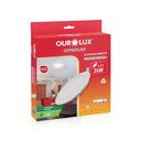 Ver imagem 2 de Painel Led de Embutir Ourolux Redondo 24w Branco Frio Bivolt