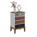 Ver imagem 1 de Cômoda 5 Gavetas Branco Color