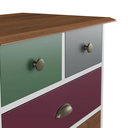 Ver imagem 3 de Cômoda 5 Gavetas Branco Color