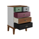 Ver imagem 4 de Cômoda 5 Gavetas Branco Color