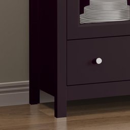 Estante Livreiro 2 Portas 1 Gaveta Ditália E-954 Preta - 2