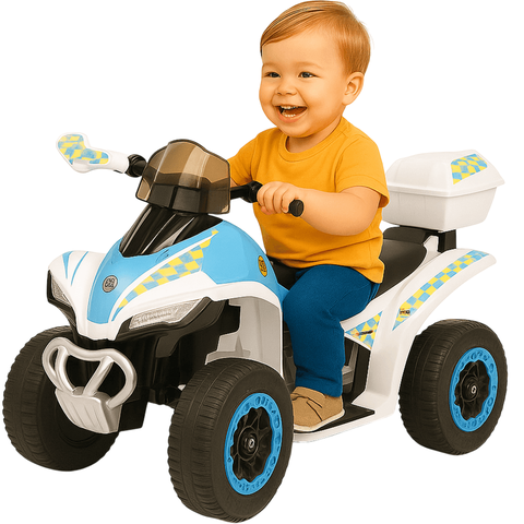 Mini Quadriciclo Elétrico Infantil Importway Branco 6v
