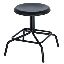 Kit 6 bancos baixos cozinha industrial loft aço 45 cm Bolt - 2