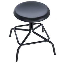 Kit 6 bancos baixos cozinha industrial loft aço 45 cm Bolt - 4