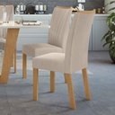 Ver mais imagens de Conjunto 4 Cadeiras Estofadas Apogeu Móveis Lopas