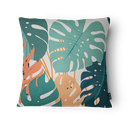 Ver imagem 1 de Kit 3 Capas de Almofada 43x43cm Microfibra Floral Folhagens