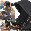 Ver imagem 2 de Carrinho de Bebe Berço Passeio Galzerano San Remo Preto Cobre