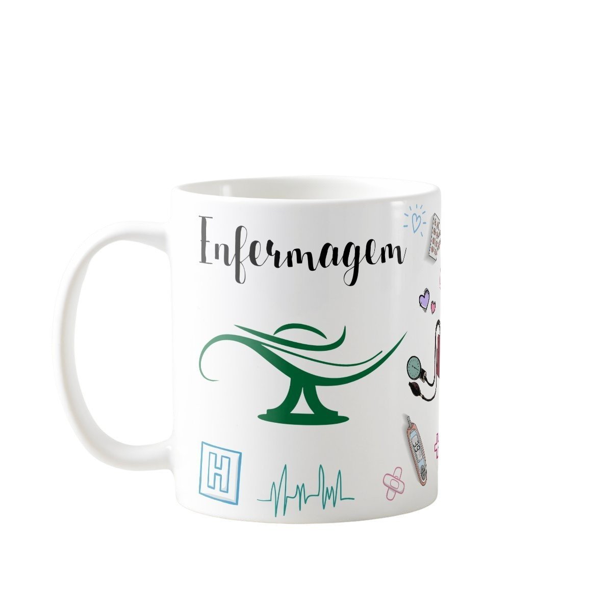 Caneca Enfermagem Presente Criativo Hospital Enfermeiros