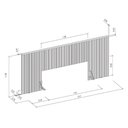 Ver imagem 4 de Cabeceira Ripada 240cm Cama Queen ou Casal Noronha Carvalho G77 - Gran Belo