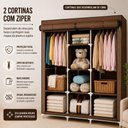 Ver imagem 6 de Armario Guarda Roupa Grande 175cm Portatil Organizador Brinquedos 8 Prateleiras Sapatos Toalha Supor