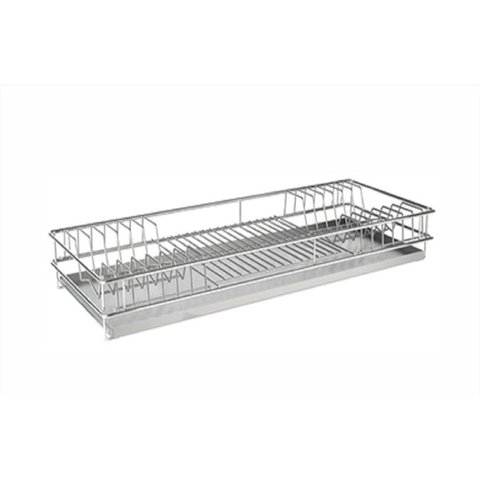 Escorredor de Pratos Embutir 570x75x270mm Mód 600mm Inox
