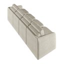 Ver imagem 7 de Sofá Cama Modulado Retrátil e Reclinável Decorativo Varsóvia 436cm Bouclê Bege Escuro G33 - Gran Bel