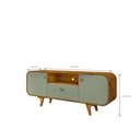 Ver imagem 3 de Estante para Tv 55 Polegadas Sancho Nature Pistache