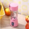 Mini Liquidificador Portátil 6 Lâminas Usb - Rosa - 4
