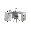 Ver imagem 2 de Mesa de Computador em L Alessa - Lukaliam Móveis - Tampo Mdf 25mm Branco
