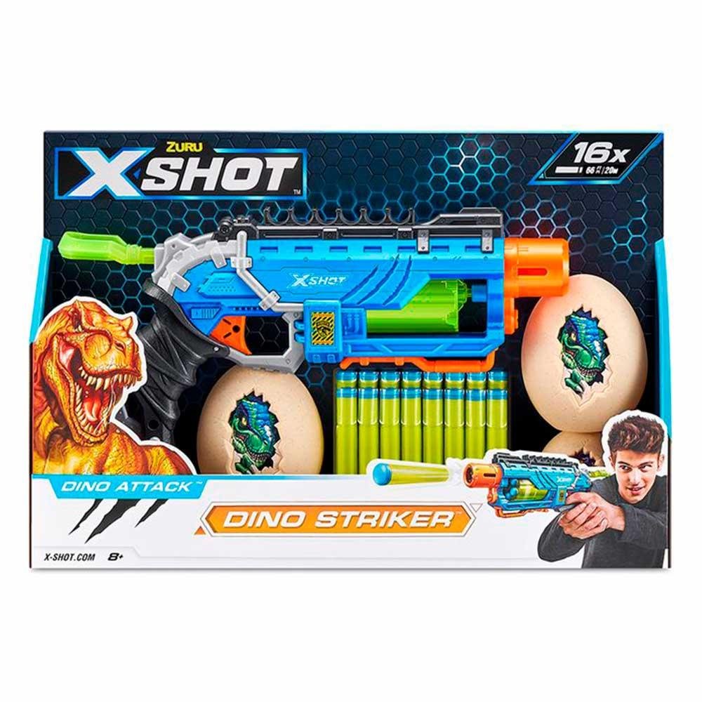 Lançador de Dardos com Alvos - X-Shot Dino Attack - Striker - Candide - 1
