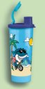 Ver imagem 2 de Kit Copo com Bico 470ml + Redondinha 500ml Surf Tupperware