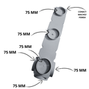 Ver imagem 7 de Ralo Perfurado Inox 10 X 50 Espelhado com Caixa Pluvial Cinza Saídas 75mm