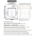 Ver imagem 7 de CORTINA PERSIANA ROLO TELA SOLAR 5% 0,40 Larg X 0,45 Alt:Branco