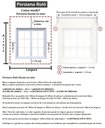 Ver imagem 7 de CORTINA PERSIANA ROLO TELA SOLAR 5% 0,40 Larg X 0,45 Alt:Branco