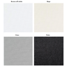 CORTINA PERSIANA ROLO TELA SOLAR 5% 0,40 Larg X 0,45 Alt:Branco - 5