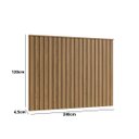 Ver imagem 3 de Painel Ripado Smart 240x120cm F954 Louro