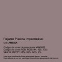 Ver imagem 2 de Rejunte Piscina Impermeável Cor Ameixa 1kg