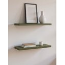 Ver imagem 1 de Kit de 2 Prateleiras 180cm MDF Verde - On Móveis