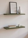 Ver imagem 1 de Kit de 2 Prateleiras 180cm MDF Verde - On Móveis