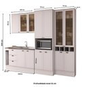Ver imagem 5 de Armário de Cozinha Completa com Balcão Milla Simple Fit Carraro Branco