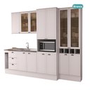 Ver imagem 3 de Armário de Cozinha Completa com Balcão Milla Simple Fit Carraro Branco
