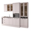Ver imagem 2 de Armário de Cozinha Completa com Balcão Milla Simple Fit Carraro Branco