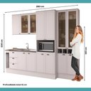 Ver imagem 7 de Armário de Cozinha Completa com Balcão Milla Simple Fit Carraro Branco