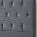 Ver imagem 4 de Cabeceira Casal Queen de Cama Box Estofada Eliana 160 cm Veludo