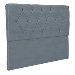 Cabeceira Casal Queen de Cama Box Estofada Eliana 160 Cm Veludo - 4