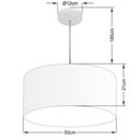 Ver imagem 2 de Lustre Pendente Cilíndrico Free Lux para Mesa de Jantar, Sala, Quarto, Churrasqueira e Balcão.
