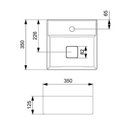 Ver imagem 5 de Cuba Apoio 35x35cm Mesa Roca T8 Terra Matte Black A32787w080