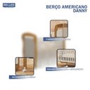 Ver imagem 4 de Berço Americano Danny com Colchão Ortobom e Cômoda Gaveteiro Elfe Classic Areia Savana Acetinado Nat
