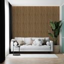Ver imagem 5 de Papel de Parede Adesivo Ripado Madeira | Efeito 3d, Fácil de Aplicar, Elegante