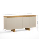 Ver imagem 5 de Buffet Sud Gianduia/Cinamomo 180cm
