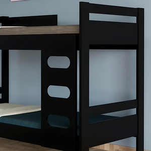 Beliche Solteiro Jade Reforçada e Confortável:preto