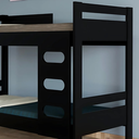 Ver imagem 1 de Beliche Solteiro Jade Reforçada e Confortável:preto
