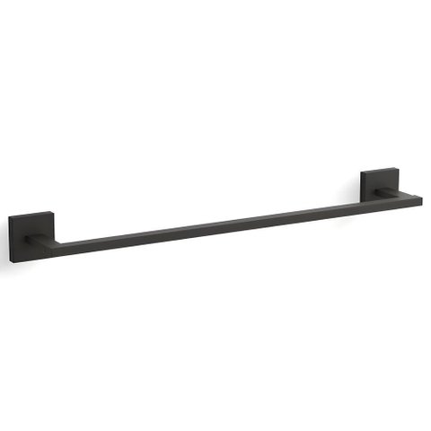 Porta Toalha 457mm Square Kohler Preto 23284br-bl