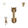 Poste Arranhador Brinquedo Gato Vertical Suspenso Mdf Corda - 1