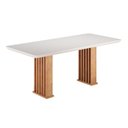 Ver imagem 1 de Mesa de Jantar Munique 8 Lugares Retangular MDF Mel Viero Móveis