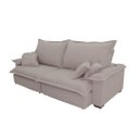 Ver imagem 2 de Sofá Retrátil e Reclinável Paris 2.00m Super Pillow - Avelã